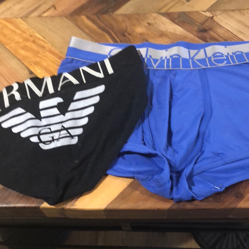 Men’s underwear- CK & Armani